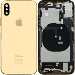 XS MAX Orta Kasa İphone XS Max Kasa Full Dolu Gold Altın