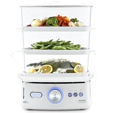 S3 2401 Steamcooker Buharlı Pişirici 2000 W 11 lt Pişirme Kapasitesi 1,2 lt Su Tankı Kapasitesi