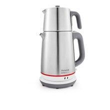 Royaltea 1710 Çay Makinesi 2000 W Paslanmaz Çelik Alt ve Üst Gövde 1 lt Demlik, 1,9 lt Su Isıtıcı Kapasitesi