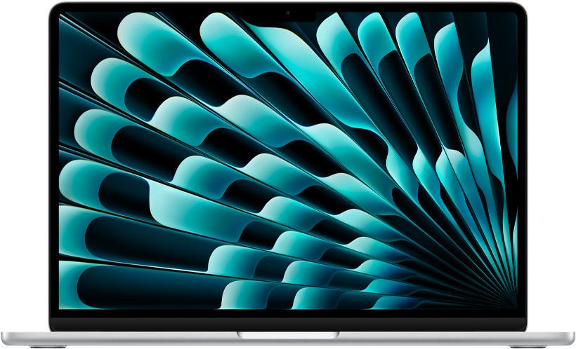 Macbook Air M3  15 inc 24 gb bellek, 256 gb  SSD gümüş