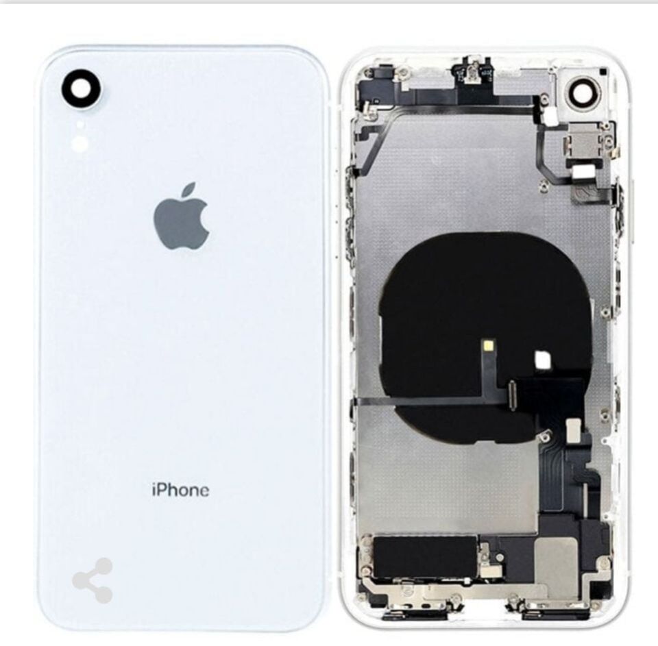 İphone XR Kasa Full Dolu Beyaz