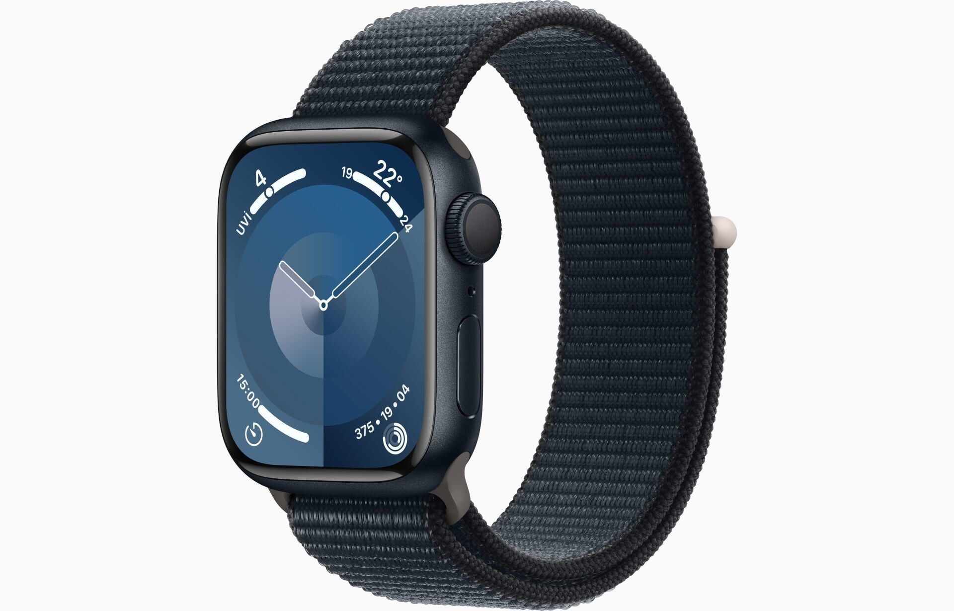Apple Watch Series 9 GPS 41mm Gümüş Rengi Alüminyum Kasa ve Buz Mavisi Spor Loop - MR923TU/A(Kopya)