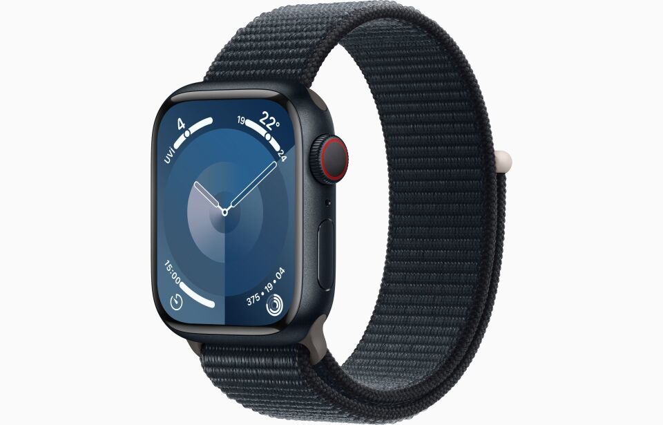 Apple Watch Series 9 GPS 41mm Gece Yarısı Alüminyum Kasa ve Gece Yarısı Spor Loop - MR8Y3TU/A