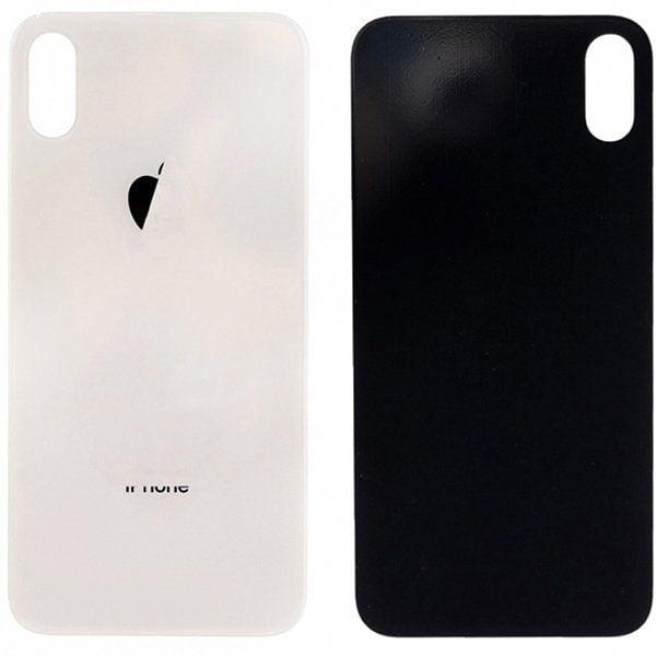 İphone X Arka Kapak Silver Gümüş