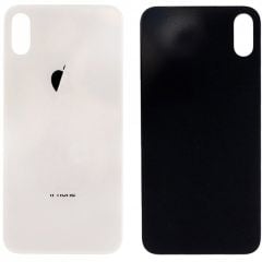 İphone X Arka Kapak Silver Gümüş