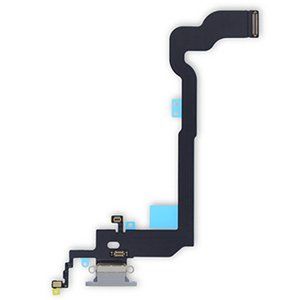 İphone X Şarj Soketi Kulaklık Mikrofon Film Bordu Siyah