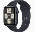 Apple Watch SE GPS 44mm Gece Yarısı Alüminyum Kasa ve Gece Yarısı Spor Kordon - M/L - MRE93TU/A
