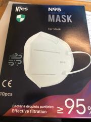 10 adet  n’fes  koruyucu  n95 maske Türk malı