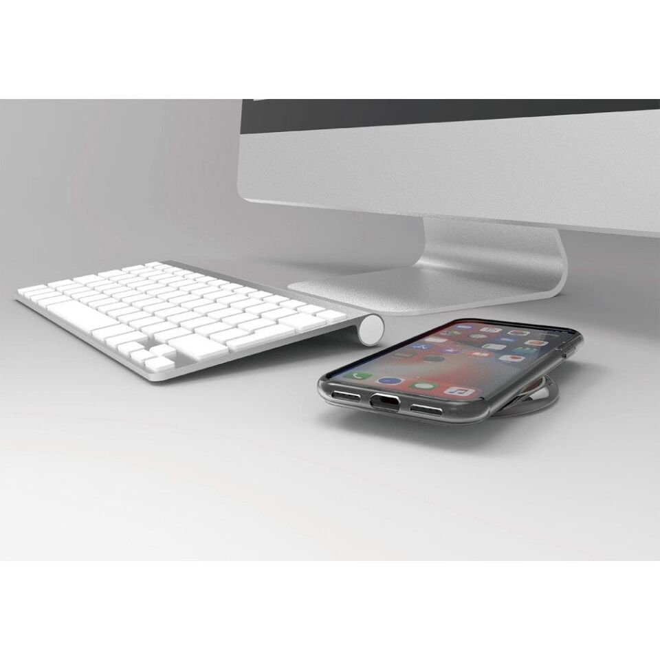 KABLOSUZ ŞARJ ALETİ Qİ KABLOSUZ ŞARJ WİRELESS CHARGER HIZLI ŞARJ ALETİ MACSTOREY FEELTEK 15W