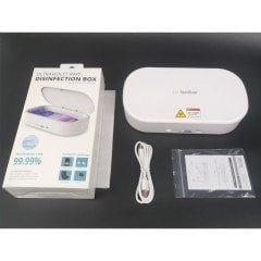 KABLOSUZ ŞARJ VE STERİLİZASYON KUTUSU DEZENFEKTAN CİHAZI MASKE STERİLİZASYONU