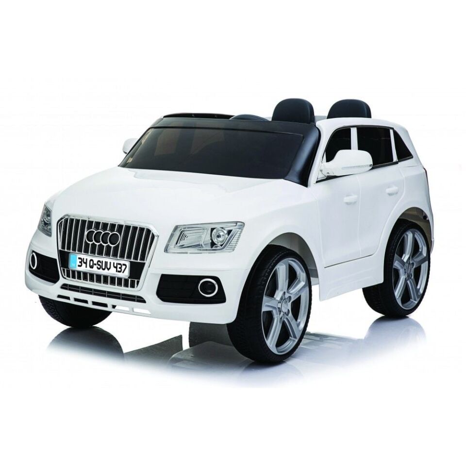 437 Q-SUV BEYAZ AKÜLÜ ARABA 12V x12 volt 7 ah akü İki kademeli