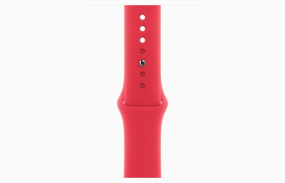 Apple Watch Series 9 GPS 41mm (PRODUCT)RED Alüminyum Kasa ve (PRODUCT)RED Spor Kordon - M/L - MRXH3TU/A