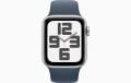 Apple Watch SE GPS 40mm Gümüş Rengi Alüminyum Kasa ve Fırtına Mavisi Spor Kordon - S/M - MRE13TU/A