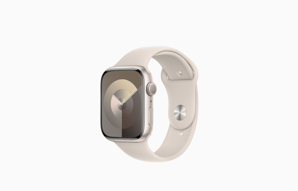 MR8U3TU/A 	Apple Watch Series 9  GPS 4I mm Starlight M/L  (paket açık kullanılmamış)