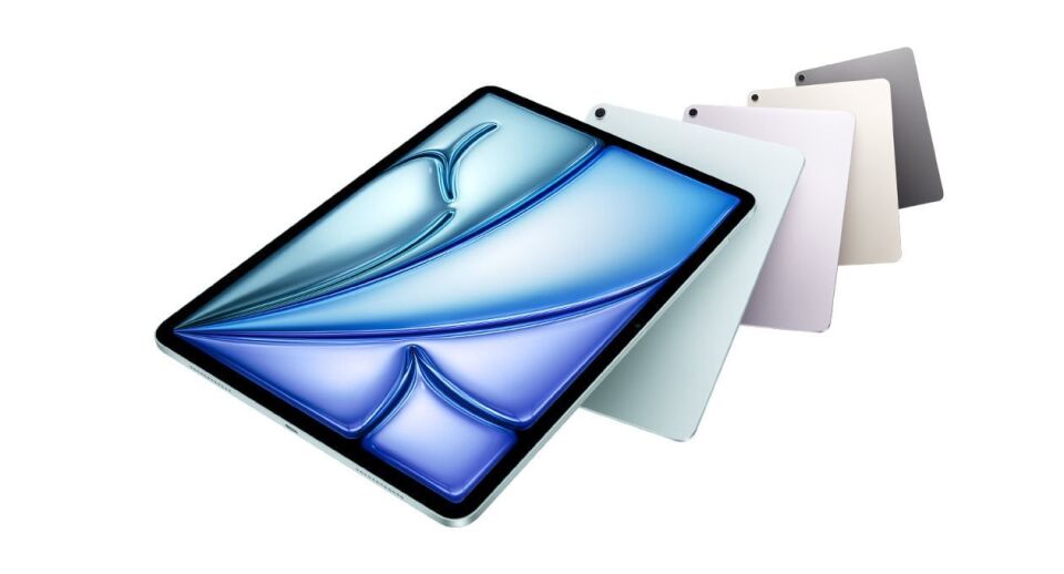 Apple 13 inç iPad Air M2 Wi-Fi + Cellular 128GB Mavi - MV6R3TU/A