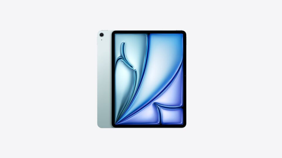 Apple 13 inç iPad Air M2 Wi-Fi + Cellular 1TB Mavi - MV753TU/A