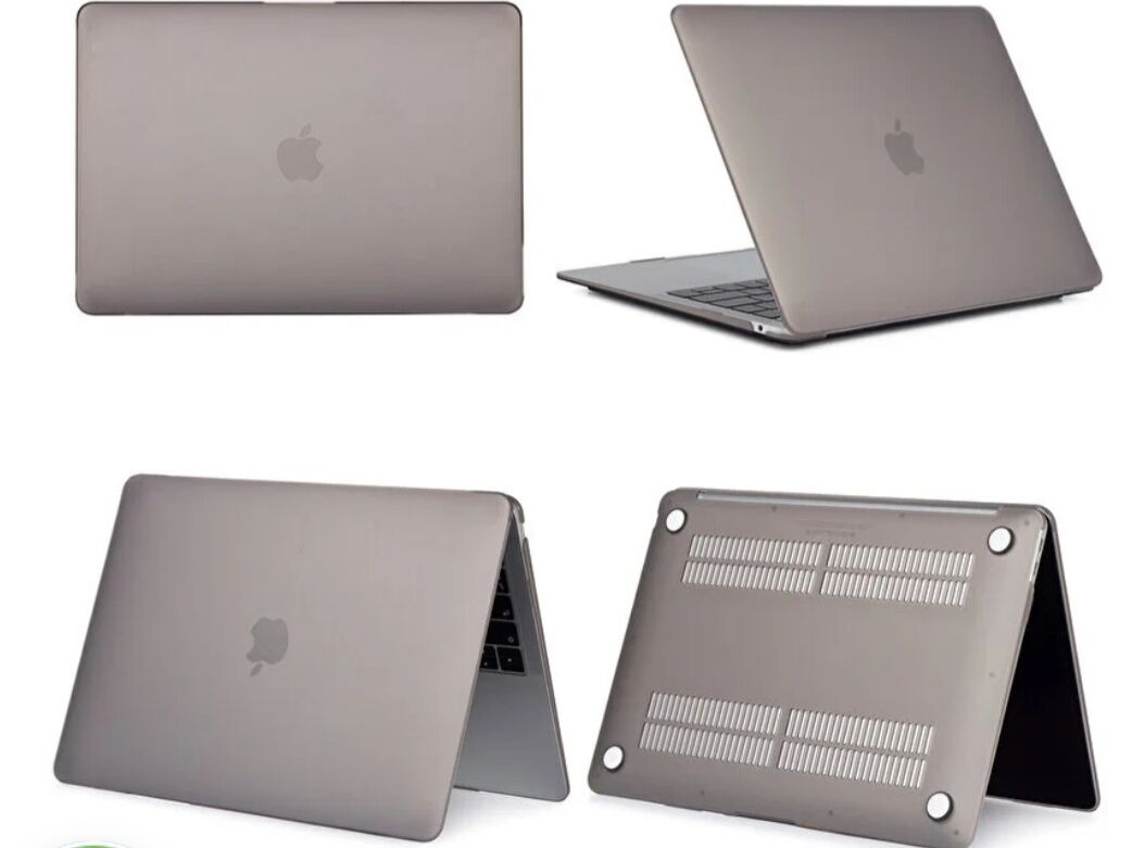 Piili MacBook Pro 14 Hardshell Mat Kapak - Gri