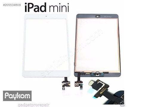 Apple ipad IPAD  mini3  MINI3   dokunatik ön cam /   touch secreen siyah yada beyaz  parça  bedeli   * montaj hariçtir  montaj için www.paykom.com