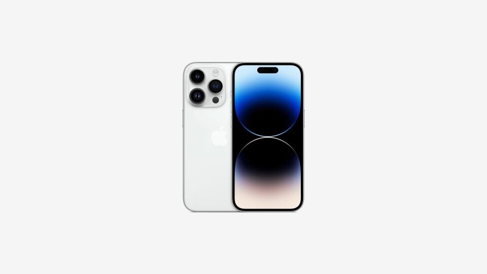 iPhone 14 Pro gümüş  6.1 inç ekran