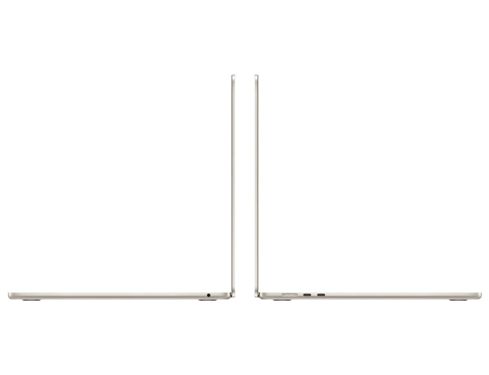MACBOOK AİR 15''  YILDIZ IŞIĞI 8 çekirdekli CPU’ya, 10 çekirdekli GPU’ya ve 16 çekirdekli Neural Engine’a sahip Apple M2 çip     8 GB birleşik bellek     2 TB SSD depolama     True Tone özelliğine sahip 15.3 inç Liquid Retina ekran³     1080p FaceTime HD 