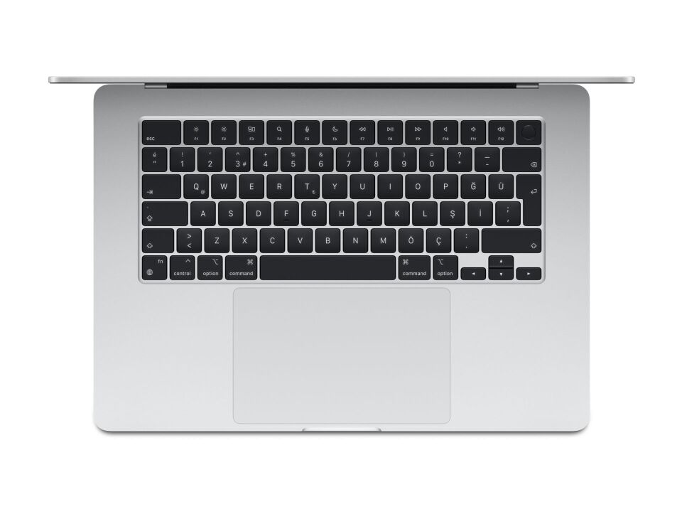 MACBOOK AİR 15''  GÜMÜŞ 8 çekirdekli CPU’ya, 10 çekirdekli GPU’ya ve 16 çekirdekli Neural Engine’a sahip Apple M2 çip     8 GB birleşik bellek     2 TB SSD depolama     True Tone özelliğine sahip 15.3 inç Liquid Retina ekran³     1080p FaceTime HD kamera 