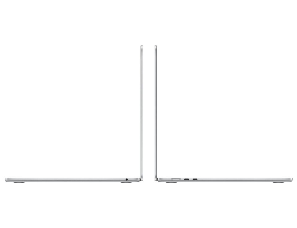 MACBOOK AİR 15''  GÜMÜŞ 8 çekirdekli CPU’ya, 10 çekirdekli GPU’ya ve 16 çekirdekli Neural Engine’a sahip Apple M2 çip     16 GB birleşik bellek    2 TB  SSD depolama     True Tone özelliğine sahip 15.3 inç Liquid Retina ekran³     1080p FaceTime HD kamera
