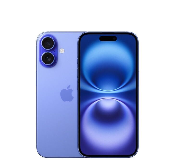 iPhone 16 A18 cip 6.1 inç 128 gb laciverttaş