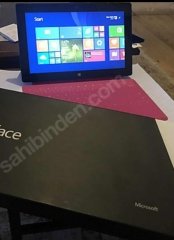 Microsoft Surface 32 GB Windows RT 8.1 Surface tablet PC  Hiç kullanılmadı İlave klavyesi var Kutusu, Şarj kablosu