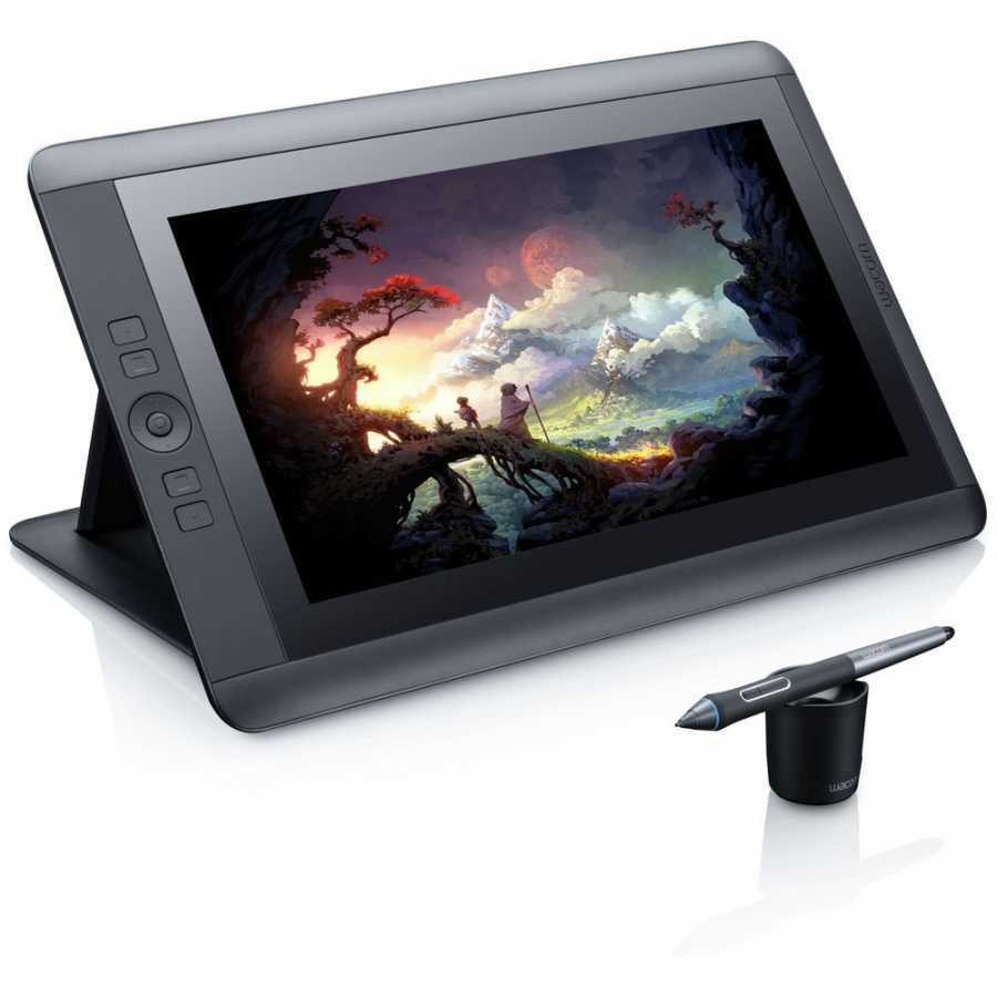 KİRALIK (1 gün 150tl x 7 gün) Wacom Cintiq 13HD Creative Pen and Touch Tablet (DTH1300K)   13.3'', HD Display (1920 X 1080) with wide viewing angle, Pressure (2048 levels)