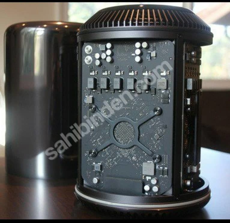 KİRALIK 1 hafta 2000 tl Mac Pro (2013 Sonu) Apple Macpro2 cube / MACPRO 2 mac cube macpro2 mac pro silindir Intel 2.7 GHz E5 Xeon 12 çekirdekli 30 MB of L3 cache Cpu  16 Gb  Ecc Ram,  1  tb ssd Flash2  PCIe ( 670 / 700)  2 adet 6 GB GDDR5 VRAM'e sahip çif