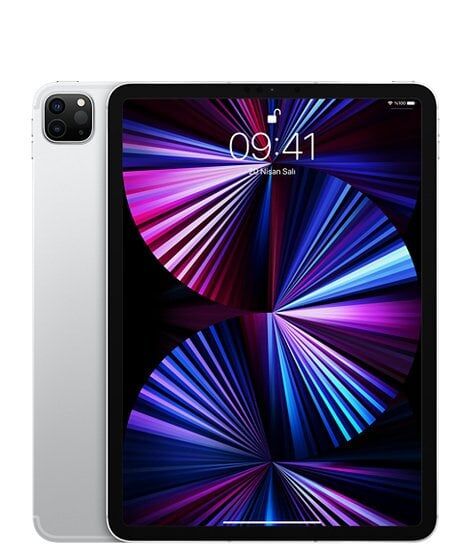 Apple 11 inç iPad Pro M1, Wi-Fi 128GB-Gümüş rengi