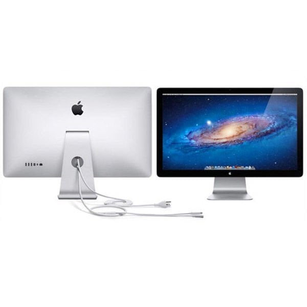 2..el Apple 27''Thunderbolt Cinema Display Ekranı MagSafe, USB, 2560-by-1440-pixel resolution,  görüntüde kararma ve pembeleşme var kozmetik olarak 7/10