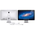 2..el Apple 27''Thunderbolt Cinema Display Ekranı MagSafe, USB, 2560-by-1440-pixel resolution,  görüntüde kararma ve pembeleşme var kozmetik olarak 7/10