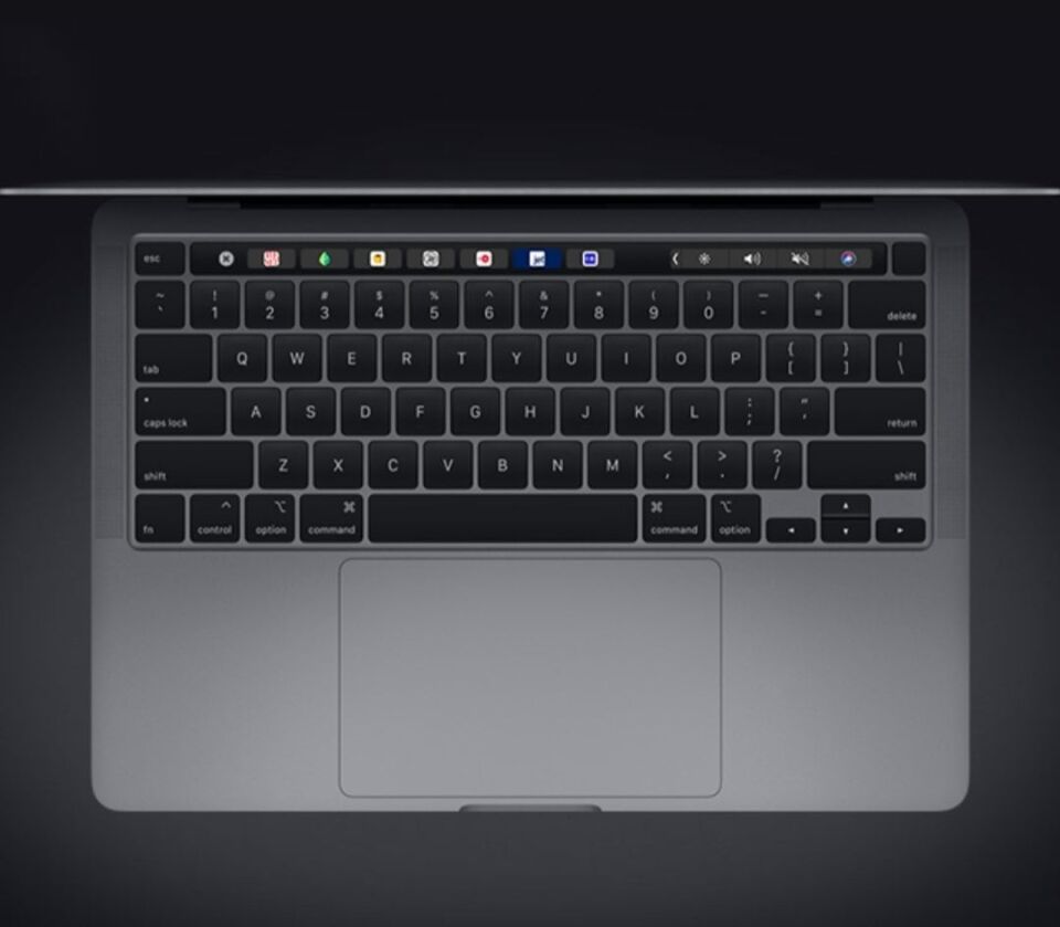 13 inç MacBook Pro’nuzu kişiselleştirin - Uzay Grisi 2.3 GHz 4 çekirdekli 10. nesil Intel Core i7 işlemci, 4.1 GHz’e kadar Turbo Boost True Tone özelliğine sahip 13 inç Retina ekran Touch Bar ve Touch ID Intel Iris Plus Graphics 32 GB 3733 MHz LPDDR4X bel
