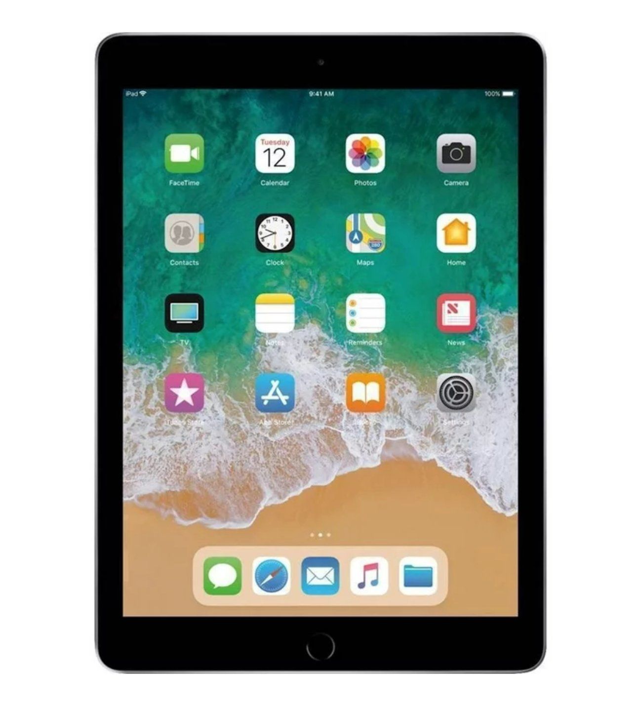2el iPad (5th generation) 32 gb wifi space gray a1822 kutu + adaptör