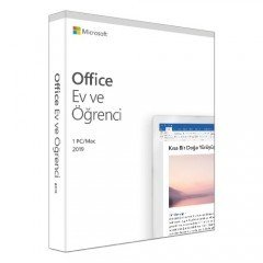 Microsoft Office 2019 PC veya Mac Ev ve Öğrenci Türkçe Lisans