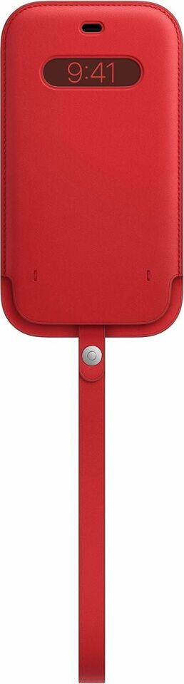 iPhone 12 Pro Max için MagSafe özellikli Deri Zarf Kılıf - (PRODUCT)RED MHYJ3ZM/A