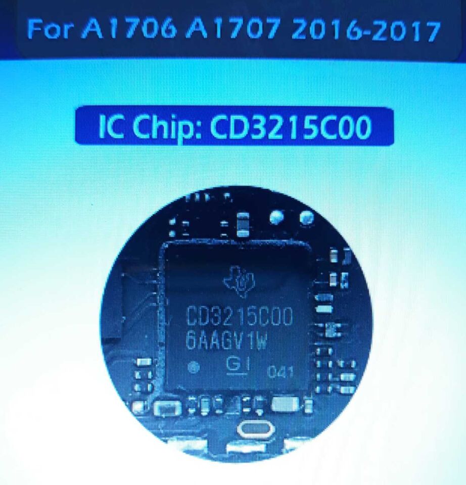 A1706 A1707 anakart IC çip CD3215C00 Macbook dokunmatik bar 13 ''15'' 2016 , 2017  yılları