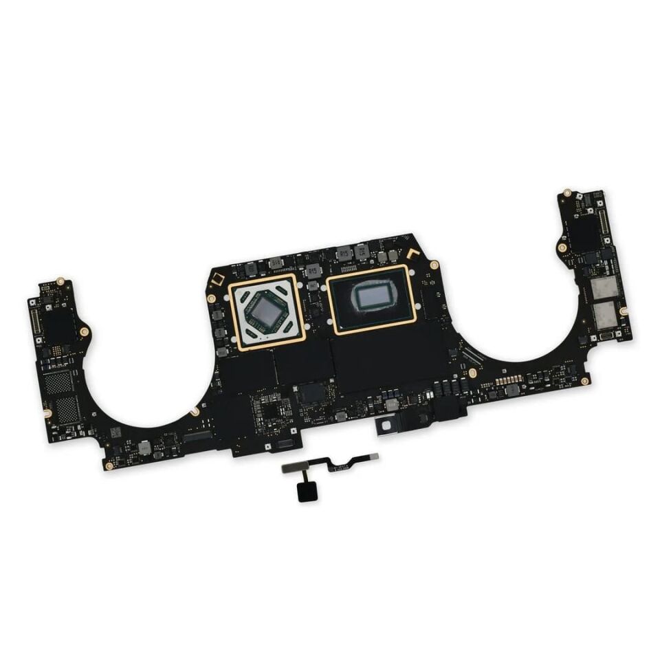 MacBook Pro 16'' (2019) 2.6 GHz Anakart, Radeon Pro 5300M, Eşleştirilmiş Dokunmatik Kimlik Sensörüyle