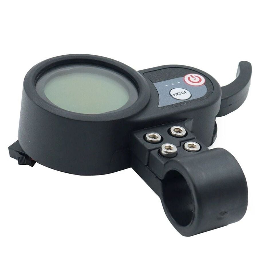 TF-100 6 PİN LCD GÖSTERGE VE GAZ KOLU siyah