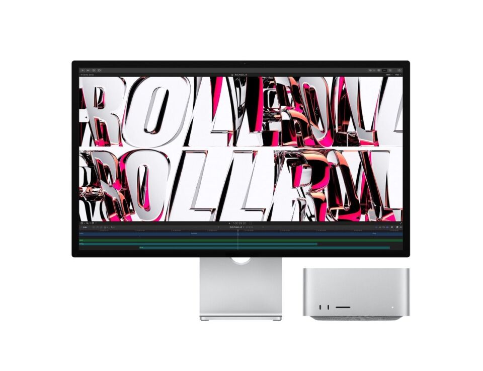 Mac Studio 10 çekirdekli CPU’ya, 24 çekirdekli GPU’ya ve 16 çekirdekli Neural Engine’a sahip Apple M1 Max çip 32 GB birleşik bellek 512 GB SSD depolama Ön: İki adet USB-C bağlantı noktası, bir adet SDXC kart yuvası Arka: Dört adet Thunderbolt 4 bağlantı n