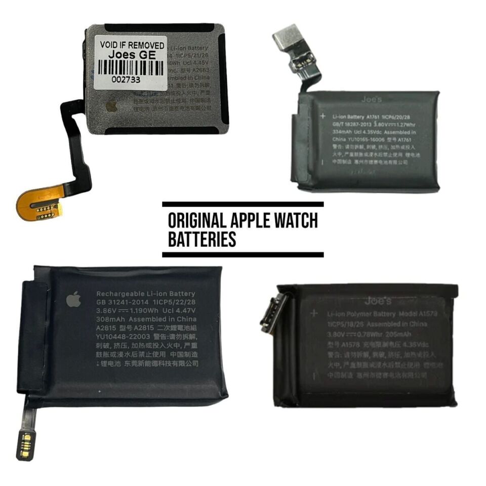 yedek parça  apple  watch seri 4 için a2058  a2059 pil değişimi
