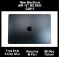 MACBOOK AİR 15” m2 GÜMÜŞ 2023 a2491 komple metal çerçeveli LCD ekran ( kırık broken