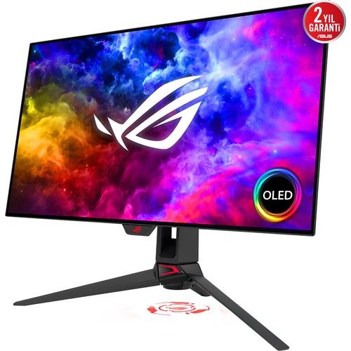 Asus 26.5'' PG27AQDM OLED 240Hz Gaming Monitör 0.03ms Siyah	2560x1440, 240Hz, DP, HDMI, USB, G-SYNC, Vesa