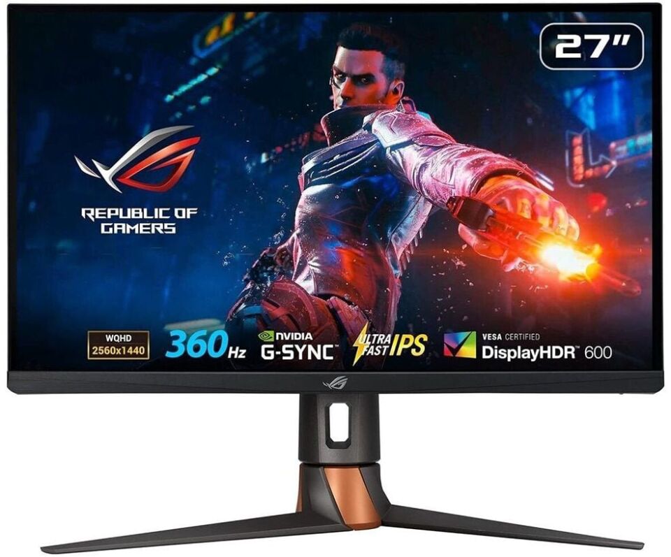 Asus 27'' ROG Swift PG27AQN IPS 360Hz Gaming Monitör 1ms Siyah	2560x1440, 360Hz, DP, HDMI, USB, G-SYNC, Vesa, HDR10