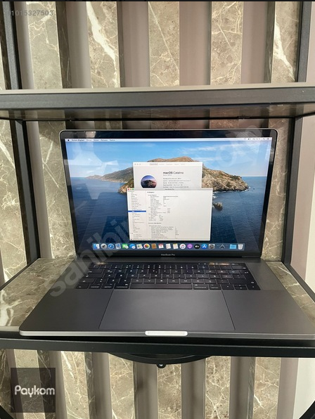 2. el  MacBook Pro (15-inch, 2017)  Touchbar , i7 2,8  4  cores,    16 Gb Ram,   256  gb   Flash Ssd, 2 gb  radeon pro 555,  pil devir:  600    Q  Türkçe  klavye,  Performance : 3381