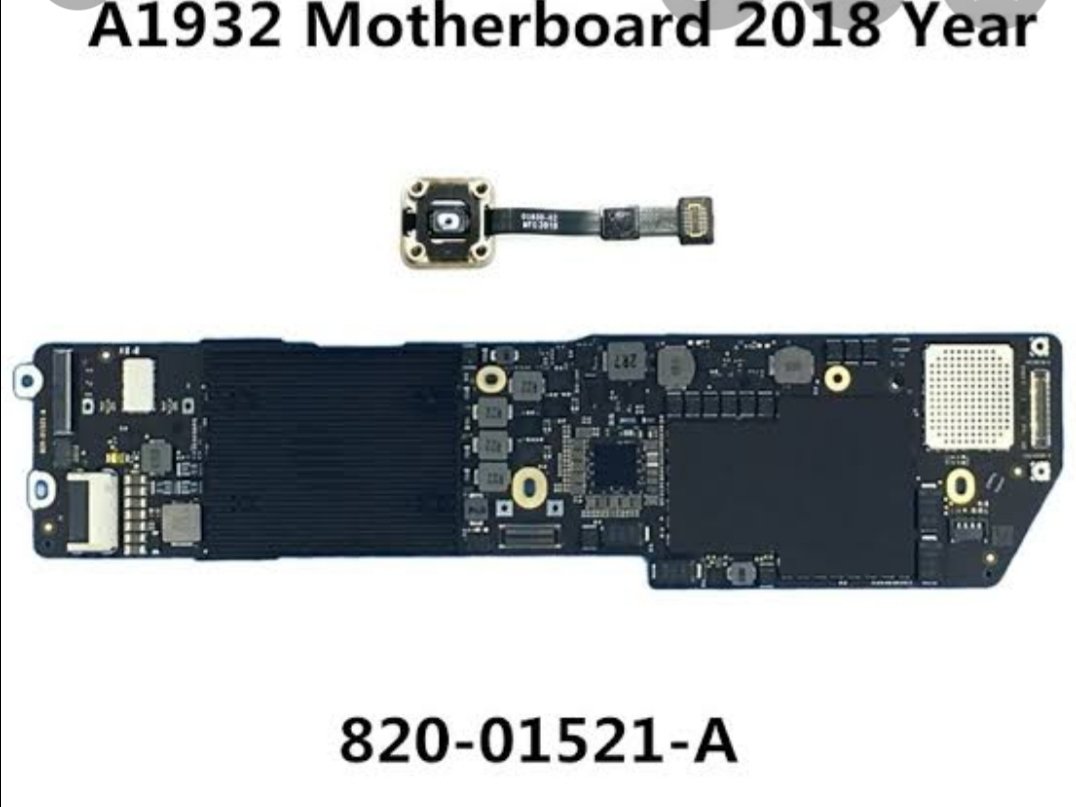 Macbook Air 13.3 için ”A1932  dokunmatik kimliği çekirdek i5 1.6 GHz 8GB 128GB   820-01521-A