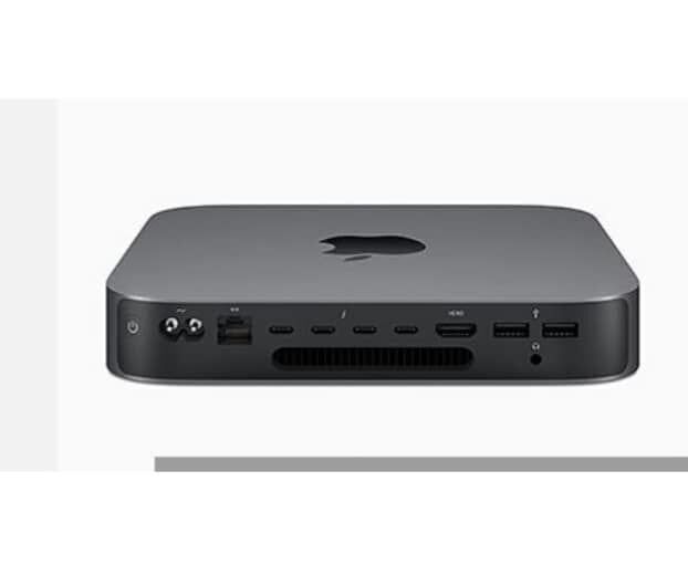 Mac mini’nizi kişiselleştirin 3.0 GHz 6 çekirdekli 8. nesil Intel Core i5 (4.1 GHz’e kadar Turbo Boost) 16 GB 2666 MHz DDR4 Intel UHD Graphics 630 512 GB SSD depolama Gigabit Ethernet (RJ‑45 konnektörü aracılığıyla 10/100/1000BASE-T Gigabit Ethernet) Fina
