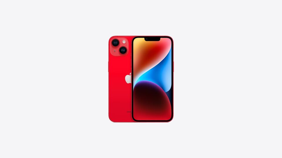 iphone 14 ekran 6.1''  KIRMIZI 512 gb