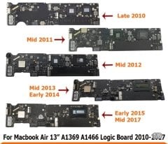 Macbook Air 11 '' için  i5, 1.4ghz  4 gb A1465  yıl 2014